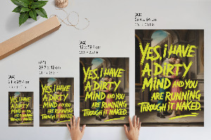 Modern art poster