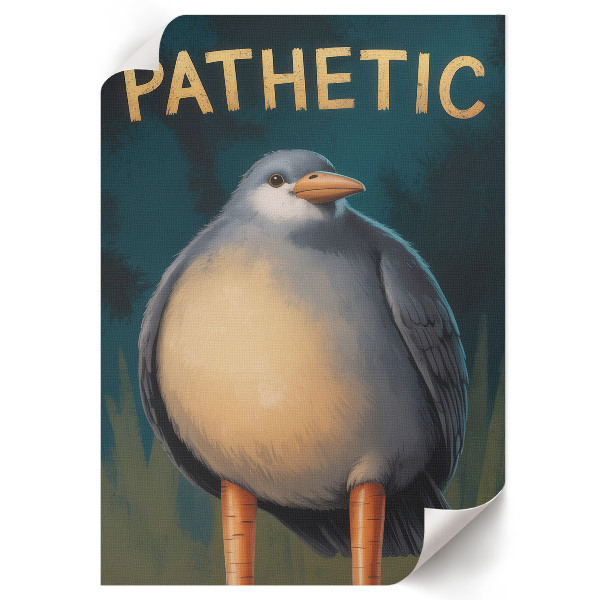 Wall art Pathetic - bird