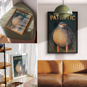 Wall art Pathetic - bird