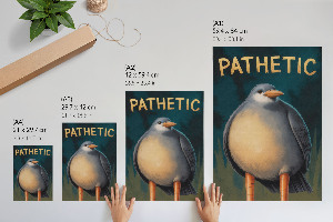 Wall art Pathetic - bird