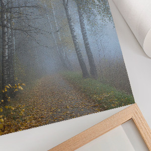 Autumn forest wall art print