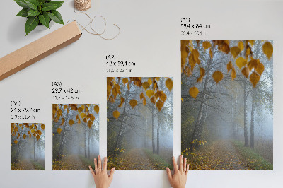 Wall art Autumn forest