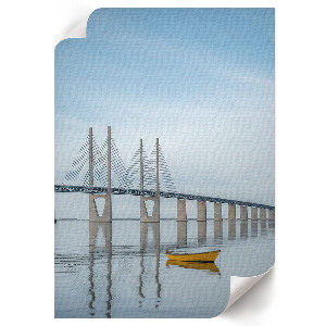 Art print Bridge and water