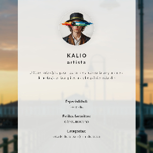 Art print Bridge and water