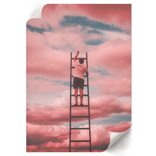 Decorative poster Journey to the sky