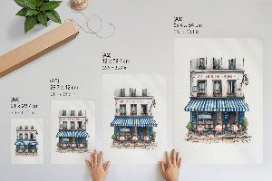 Wall art French cafe