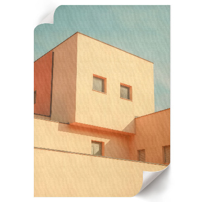 Decorative poster Modern architecture