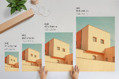 Decorative poster Modern architecture