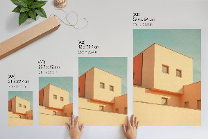 Decorative poster Modern architecture