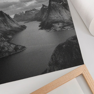 Poster of a mountain landscape