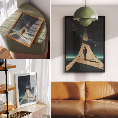 Art print Space journey
