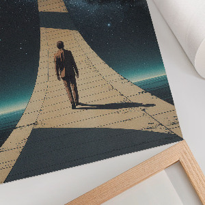 Art print Space journey