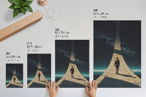Art print Space journey