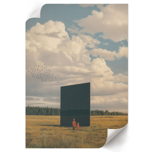 Decorative poster Mysterious monolith
