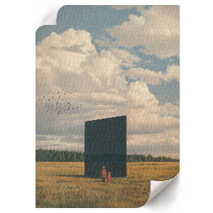 Decorative poster Mysterious monolith