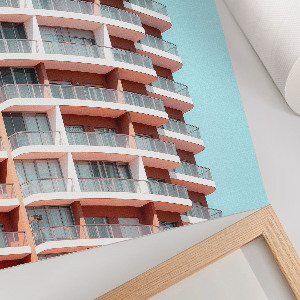 Poster Modern building