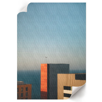 Wall art City and sea