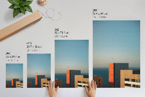 Wall art City and sea