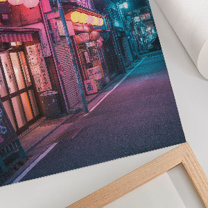 Decorative poster Night city