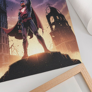 Superhero at Night wall print