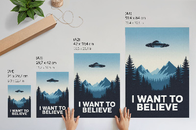Poster UFO poster