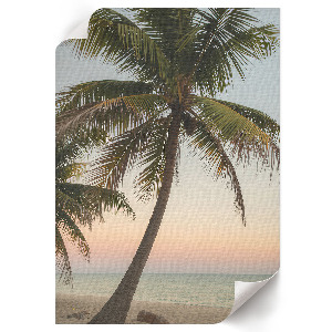 Tropical sunset wall art