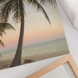 Tropical sunset wall art