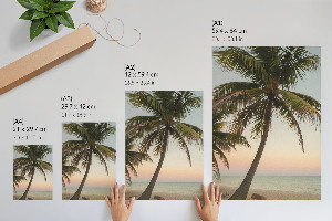 Tropical sunset wall art
