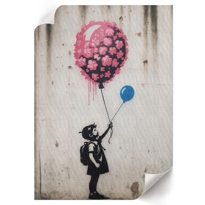 Wall print Graffiti Child