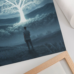 Decorative poster Glowing tree