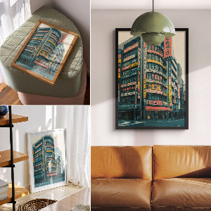 Wall print Urban landscape