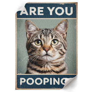 Decorative poster Are you pooping?