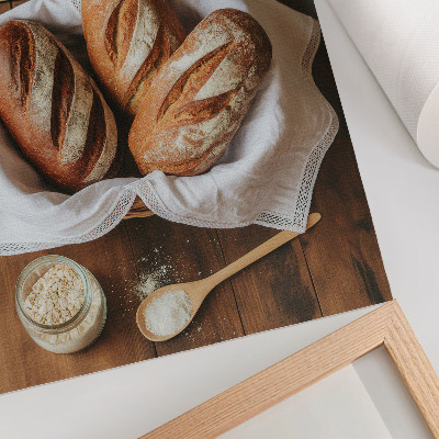 Wall print Rustic kitchen