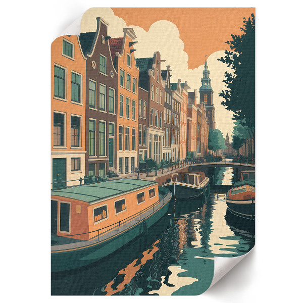 Decorative poster City canal