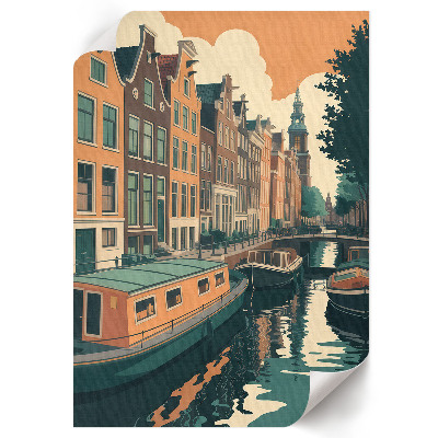 Decorative poster City canal
