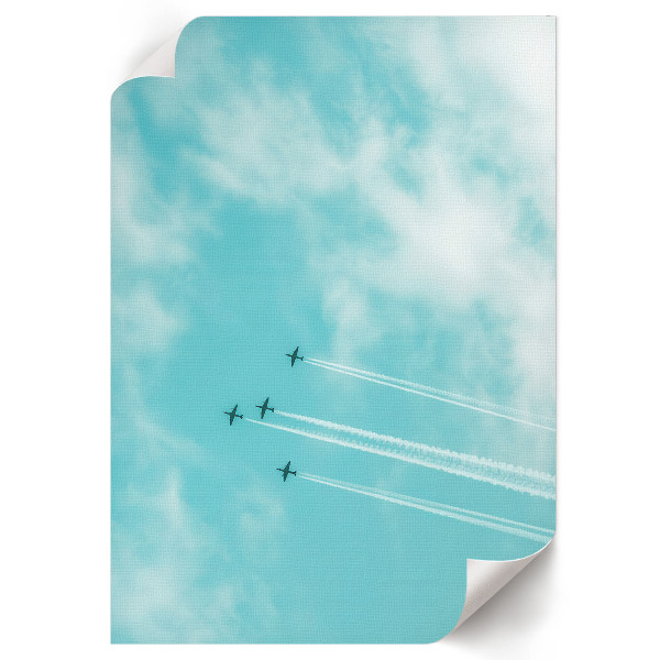 Poster depicting a sky formation