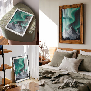 Wall art titled 