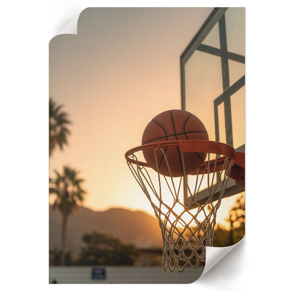 Poster of a basketball game