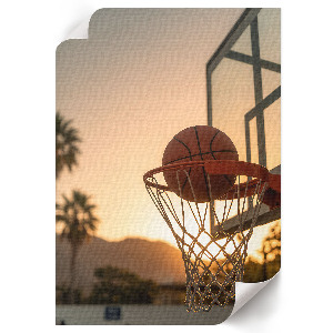 Poster of a basketball game