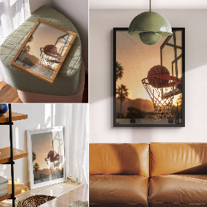 Poster Basketball game