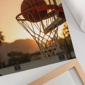 Poster of a basketball game