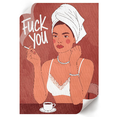 Art print Self-confident