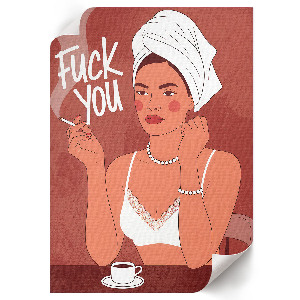 Art print Self-confident