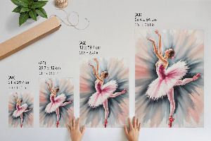 Wall print Painting of a ballerina