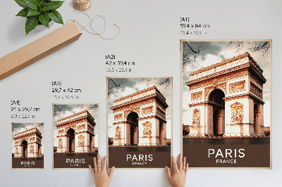 Decorative poster Triumphal Arch