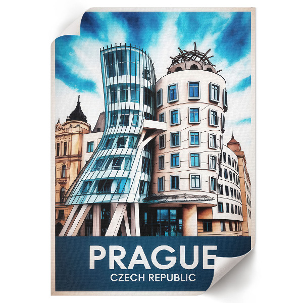 Wall art featuring Prague architecture