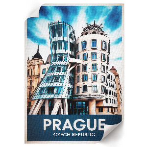 Wall art featuring Prague architecture