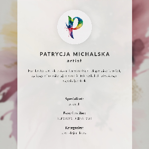 Wall print Rainbow figure