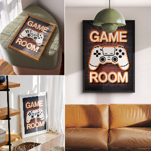 Art print Neon controller