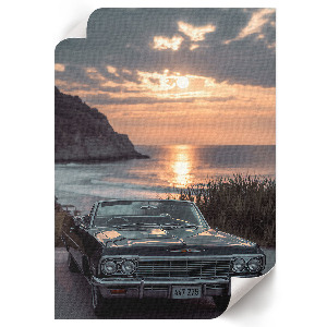 Wall art The West and the Car